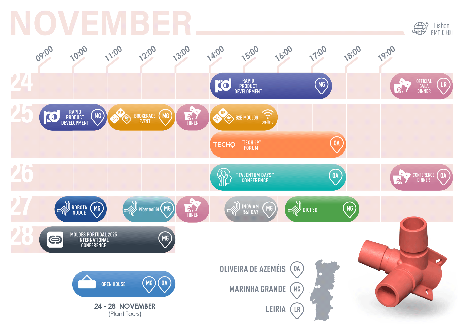 Moulds Event 2025 planner